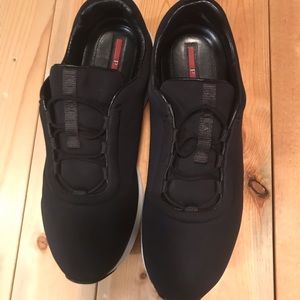 Black Prada Tennis Shoe Sneaker